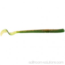 Berkley PowerBait Power Worm Soft Bait 10 Length, Green Pumpkin/Chartreuse, Per 8 553146841
